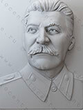 Объемный портрет Сталин И.В.