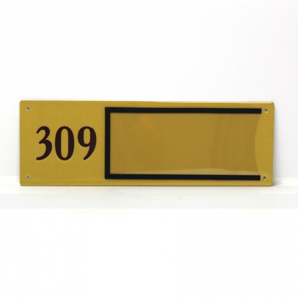 Тактильная табличка (комплексная) на основе ABS со сменой информации. 100 x 300мм – фото № 2