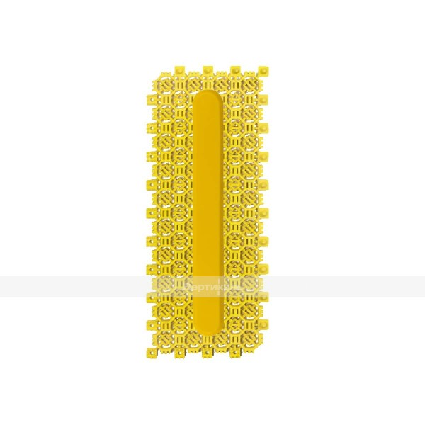 Модуль желтый «ТифлоПол-10» с индикатором (полоса), в сборе, 120х300 мм – фото № 1