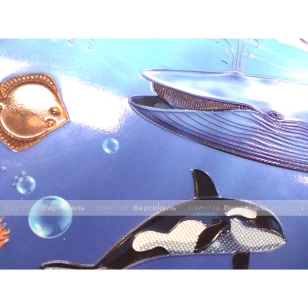 Обучающий тактильно-звуковой стенд «Мир под водой» для ДОУ. 840 x 640мм – фото № 5