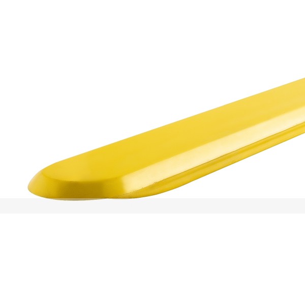 "Холодный пластик", направляющий тактильный индикатор с закладным элементом, 600x30x19, желтый – фото № 1
