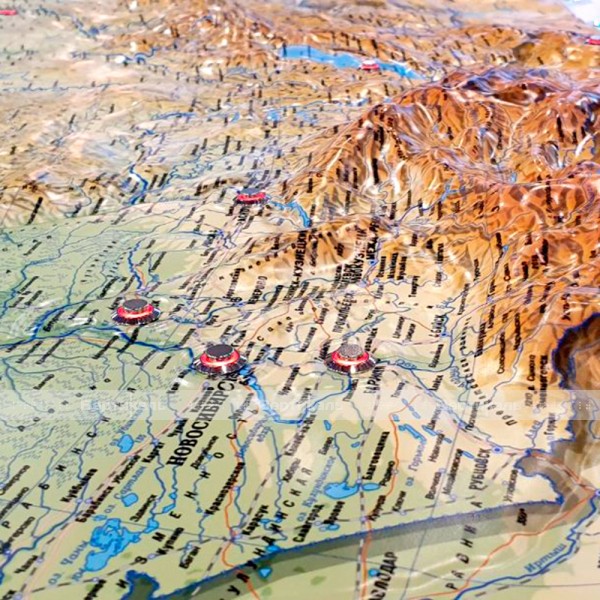 Тактильно-звуковая 3D карта России с дополненной реальностью и микролифтом – фото № 4