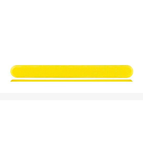 Полоса рифленая, без штифта, 5х30х290, H-5мм, I-0мм, PVC, желтый (направление движения, зона получения услуг) – фото № 1