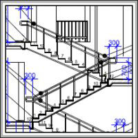 Проектирование лестниц и поручней