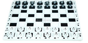 Настольная игра шахматы с применением азбуки Брайля