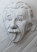 Объемный портрет Эйнштейн А.