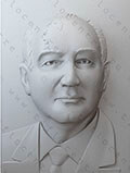 Объемный портрет Горбачев М.С.