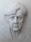 Объемный портрет Меркель А.