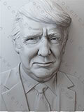 Объемный портрет Трамп Д.