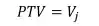 Результат теста PTV как среднее арифметическое значение пяти измерений (формула №2)