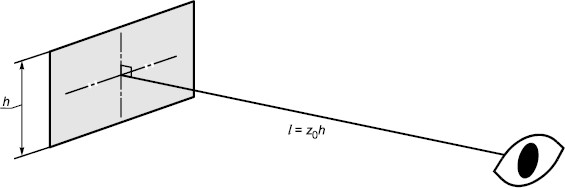 Пример расстояния при распознавании под прямым углом