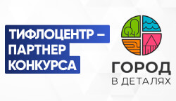 Тифлоцентр «Вертикаль» – партнер IV конкурса «Город в деталях»