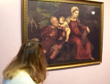 Тактильная картина неизвестного художника Святое семейство