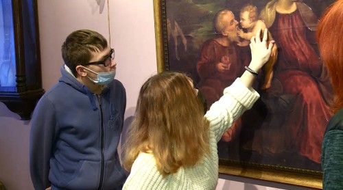Святое семейство - картина неизвестного художника