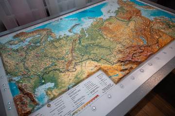 Тактильная карта России