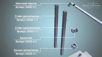 Подготовительный этап перед монтажом поручня Vert Line