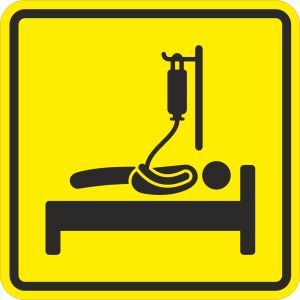 Тактильные пиктограммы производства ООО «Вертикаль» предназначены для обеспечения информирования при движении в больницах, санаториях, пансионатах как для тотально слепого человека, так и для слабовидящего человека.