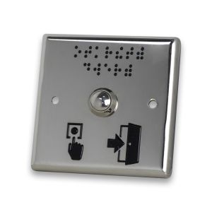 Кнопки предназначены для открывания дверей. Такая система существует в нескольких вариантах и применяются как для входных дверей, так и для дверей внутри помещения.