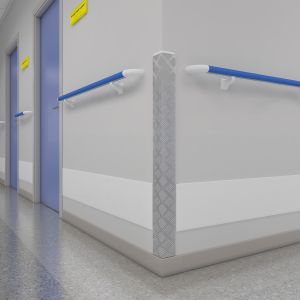 Угловые накладки - это высокоэффективный и недорогой способ защитить уязвимые углы стен от повреждений в учреждениях.