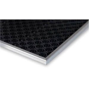 «ТифлоПол-10» является современной разработкой Тифлоцентра «Вертикаль» и представляет собой модульное тактильное грязезащитное покрытие.