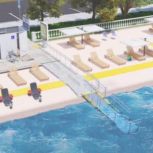 В данном разделе вы можете заказать разработку проектной документации, по обеспечению доступа МГН на территориальной локации Пляж, в соответствии с действующими стандартами и сводами правил