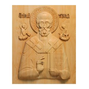 Деревянные 3D иконы из ценных пород дерева, обладающие тактильным эффектом
