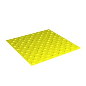Тактильная плитка изготовленная из высококачественного композитного материала в соответствии с ГОСТ Р 52875-2018.