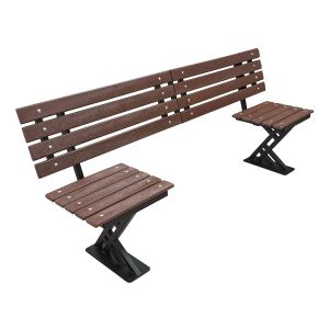 Парковая мебель от Тифлоцентра — комфортные и безопасные скамейки и лавки адаптированные для людей с ограниченными возможностями здоровья.