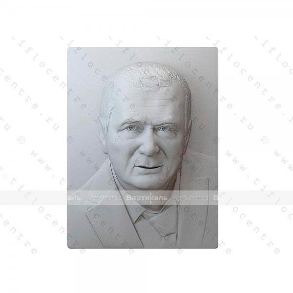 Портрет 3D Политический деятель Жириновский В.В.,тактильный – фото № 1