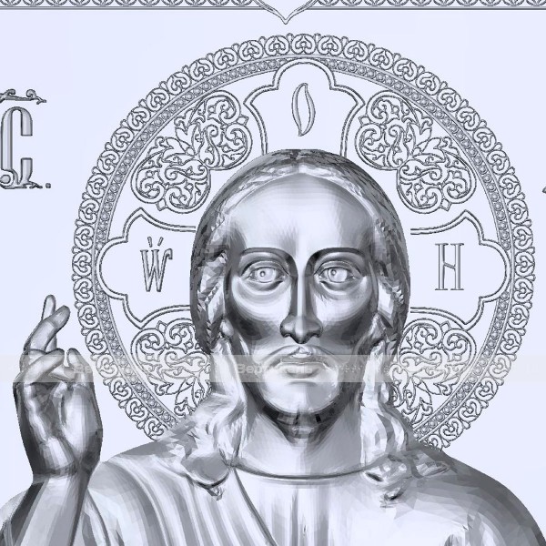 Икона 3D "Иисус Христос", тактильная – фото № 6