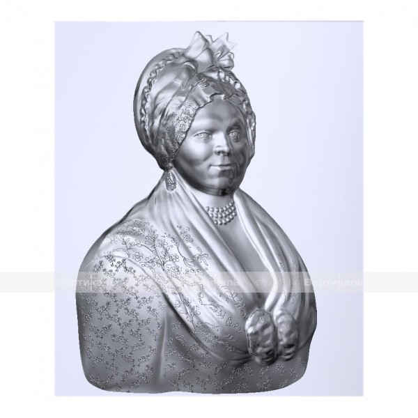 Картина 3D «Портрет женщины в чепце», тактильная – фото № 1