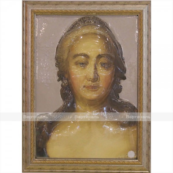 Портрет 3D Императрица Всероссийская Екатерина II, тактильный – фото № 1