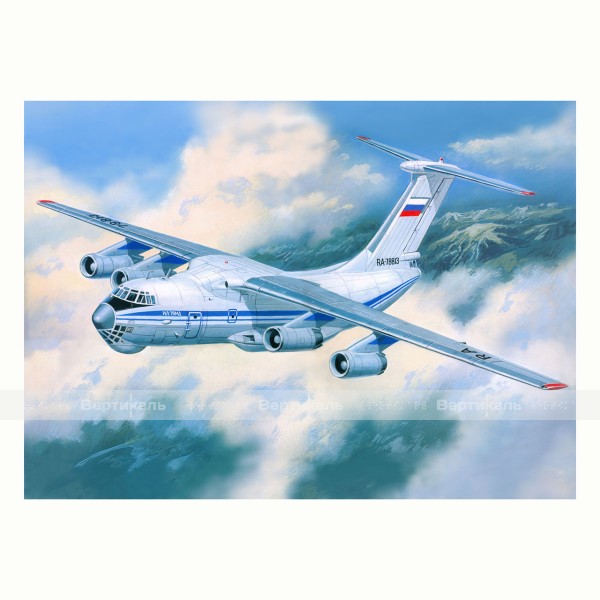 Картина 3D «Самолет ИЛ-76», тактильная – фото № 7