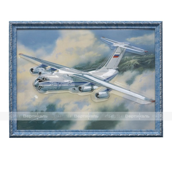 Картина 3D «Самолет ИЛ-76», тактильная – фото № 1