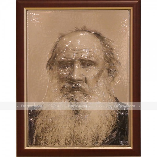 Портрет 3D Писатель Толстой Л.Н., тактильный – фото № 1