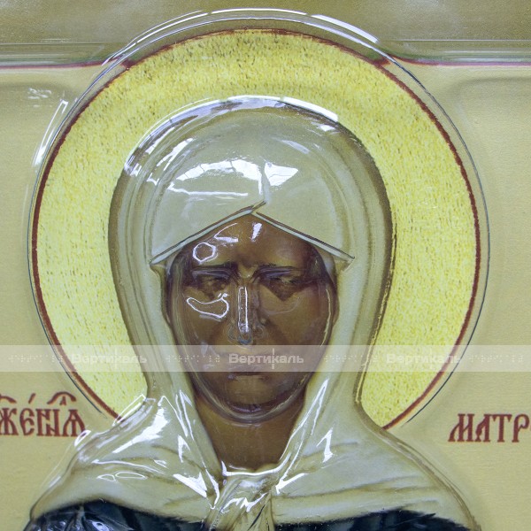 Икона 3D "Матрона Московская", тактильная – фото № 3