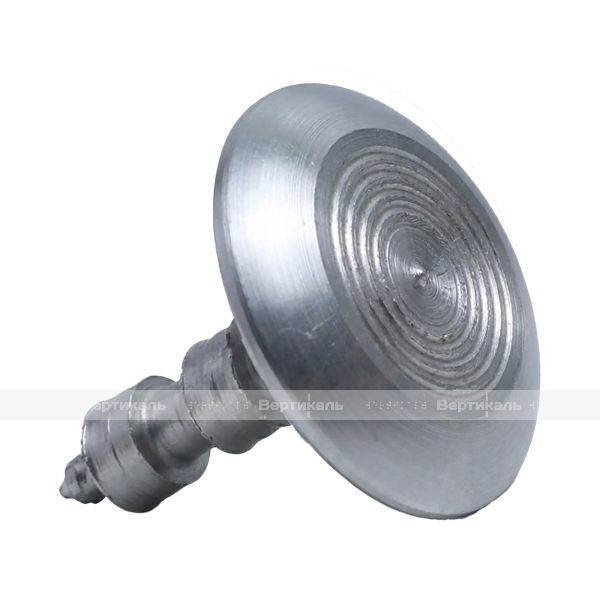 Конус тактильный со штифтом, D25x25, H-4мм, I-14мм, AL (преодолимое препятствие, непреодолимое препятствие) – фото № 1