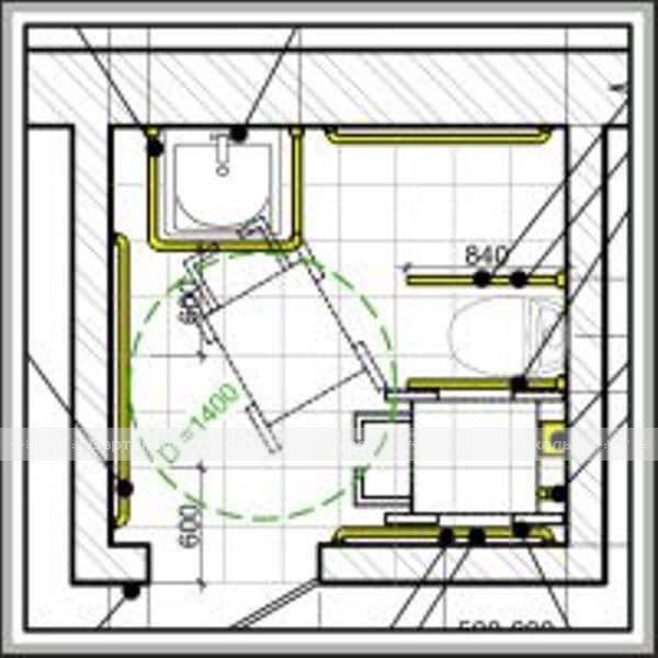 Проектная документация по обеспечению доступа санузлов для маломобильной группы населения – фото № 1