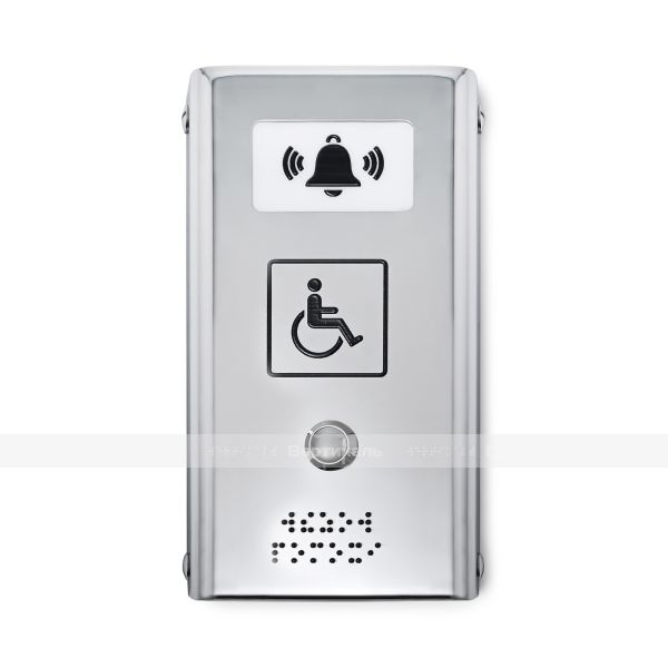Антивандальная кнопка вызова персонала с вибрацией AISI 304 – фото № 1