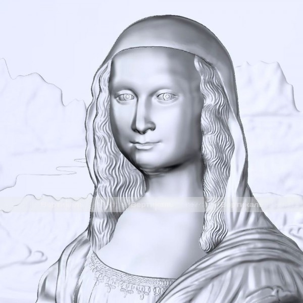 Картина 3D «Мона Лиза», тактильная – фото № 5