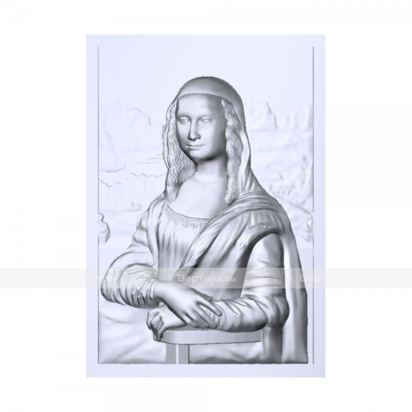 Картина 3D «Мона Лиза», тактильная – фото № 4