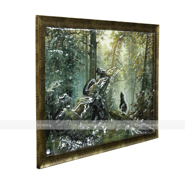Картина 3D «Утро в сосновом лесу», тактильная – фото № 2