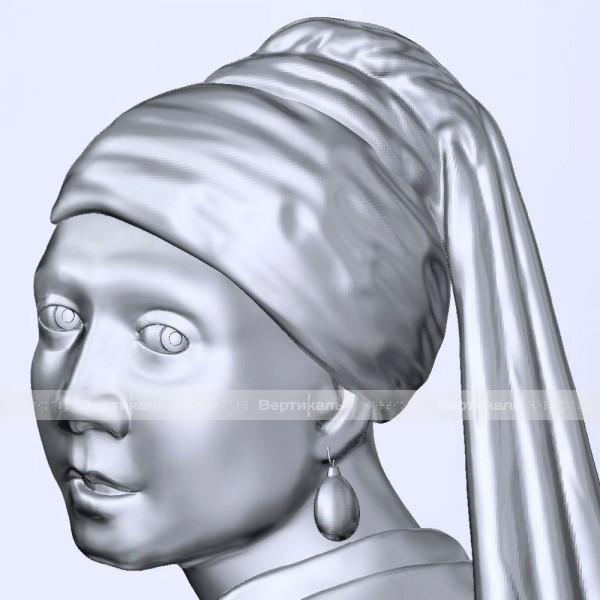Картина 3D «Девушка с жемчужной серёжкой», тактильная – фото № 4