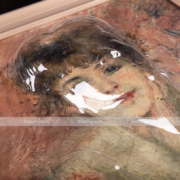 Картина 3D «Портрет актрисы Жанны Самари», тактильная – фото № 3