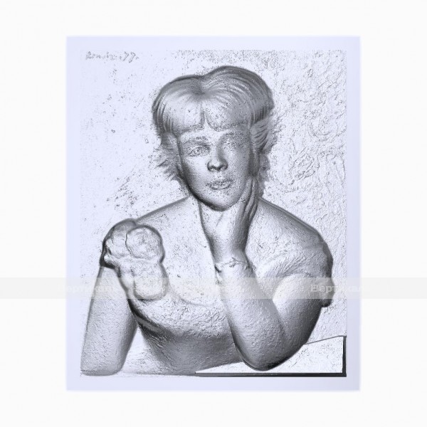 Картина 3D «Портрет актрисы Жанны Самари», тактильная – фото № 5