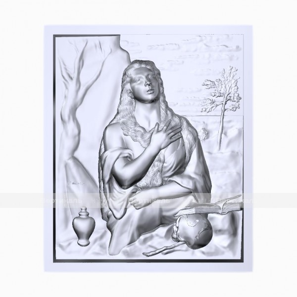Картина 3D «Кающаяся Мария Магдалина», тактильная – фото № 5