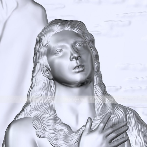 Картина 3D «Кающаяся Мария Магдалина», тактильная – фото № 6