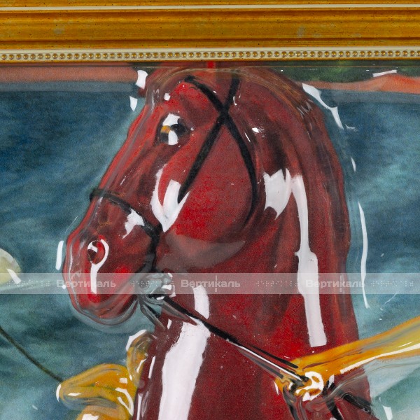 Картина 3D «Купание красного коня», тактильная – фото № 2