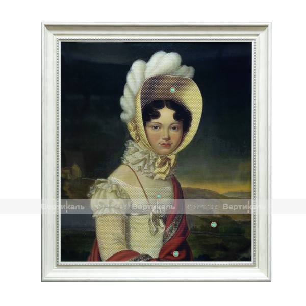Портрет 2D Великой княгини Екатерины Павловны, тактильный – фото № 2