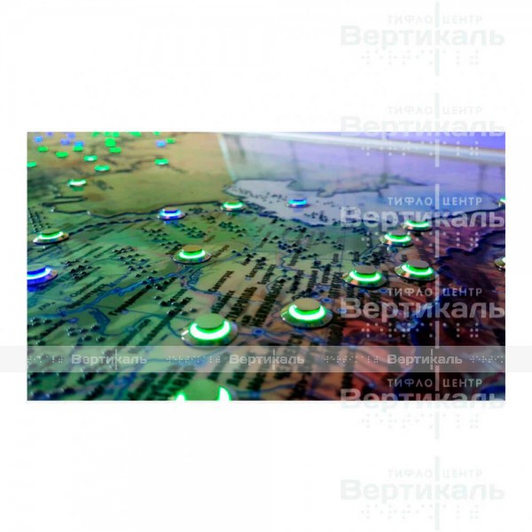 Тактильно-звуковая карта «Карта России» – фото № 2